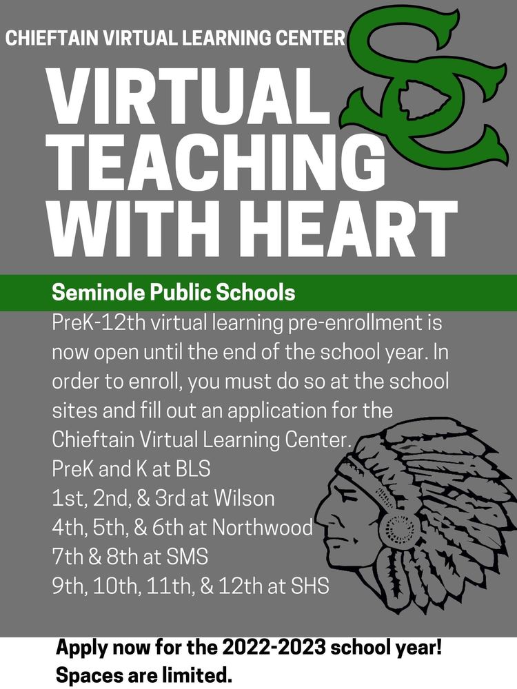 Virtual Learning Center 22-23 Enrollment Information