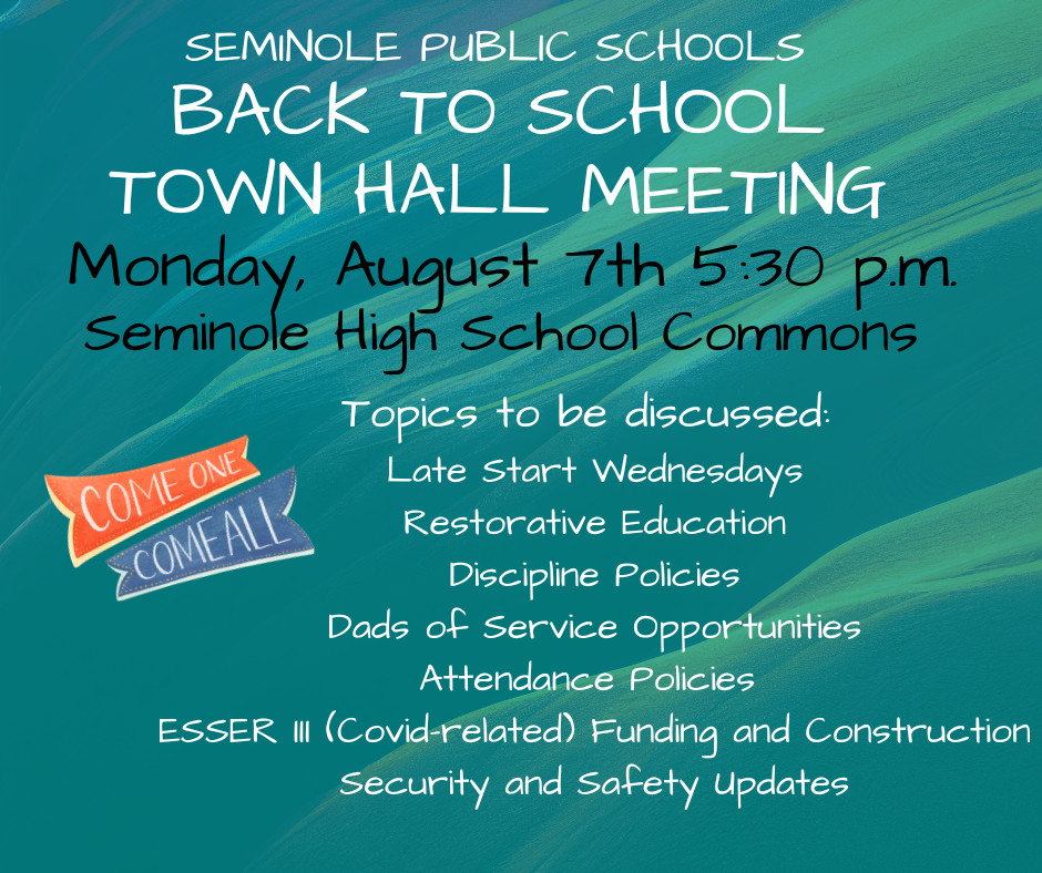 Back To School Town Hall Meeting
