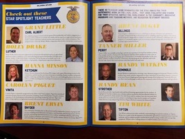 Mr Watkins honored as one of top 10 Agriculture Education Educators in OK