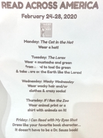 Read Across America - Dress-Up Days